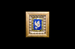 Antique Mosaics: Colomba fondo bluMosaici Antichi: Colomba fondo blu