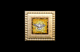 Antique Mosaics: Colomba fondo gialloMosaici Antichi: Colomba fondo giallo