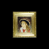  Traversari’s Mosaic : Bambina con il cappello Renoir 36×41Mosaico Maestro Traversari : Bambina con il cappello Renoir 36×41