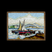 Tumminiello’s Mosaic : Barche a Vela 11×15Mosaico Maestro Tumminiello : Barche a Vela 11×15