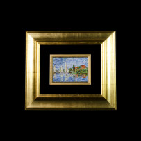 Bracalenti’s Mosaic : Barche Manet 11×16Mosaico Maestro Bracalenti : Barche Manet 11×16