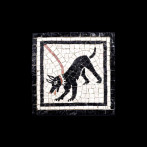 Bracalenti’s Mosaic : Cave Canem 15×15Mosaico Maestro Bracalenti : Cave Canem 15×15