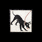 Bracalenti’s Mosaic : Cave Canem 21×21Mosaico Maestro Bracalenti : Cave Canem 21×21