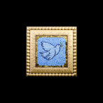 Antique Mosaics: Colomba Picasso fondo azzurroMosaici Antichi: Colomba Picasso fondo azzurro